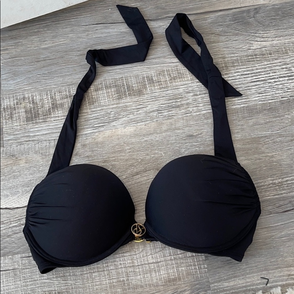 black VS push up swimsuit top